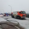 Containerbrand op industrieterrein van Hulshout
