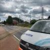 Overweg Vaartstraat Balen afgesloten