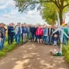 Protest tegen windmolen Roobeek Arendonk