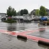 Parking Carrefour Parklaan Turnhout onder water
