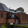 kerk heffen toren weg door storm