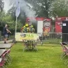brandje hamburgerkraam parkfeest Villa Leemans Olen