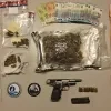 drugs politie Rivierenland geweer cash geld cannabis