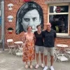 Sanne Cant Noorderwijk Café Welkom mural muurschildering veldrijden wielrennen