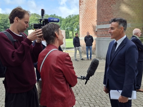 Johan Verstreken begrafenis Margriet