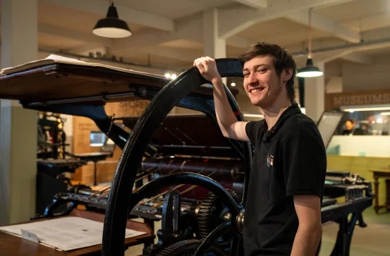 Speelkaartenmuseum Turnhout vrijwillige drukkers