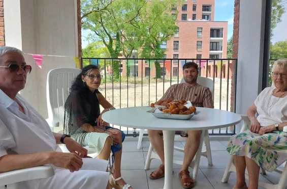 Bewoners parkappartementen Turnhout